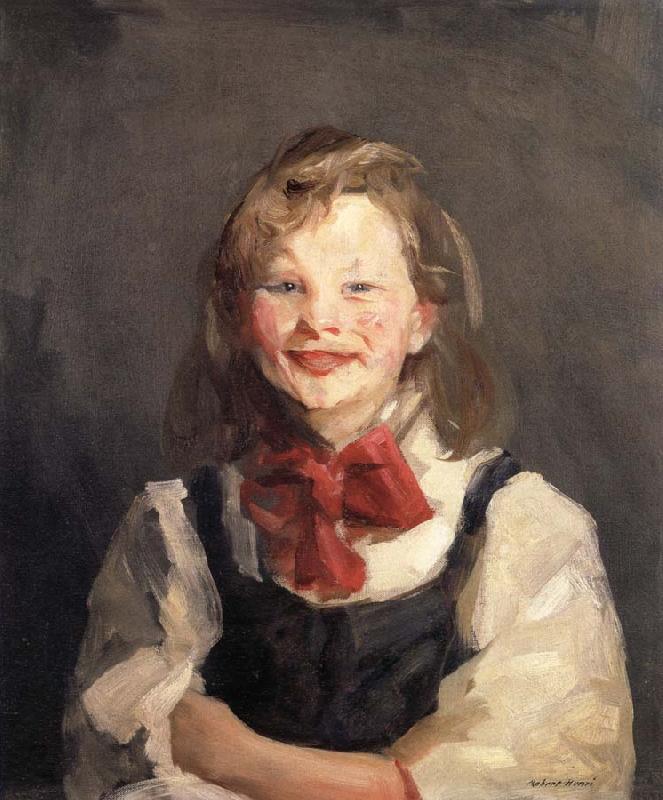 Robert Henri Laughting Girl oil painting image
